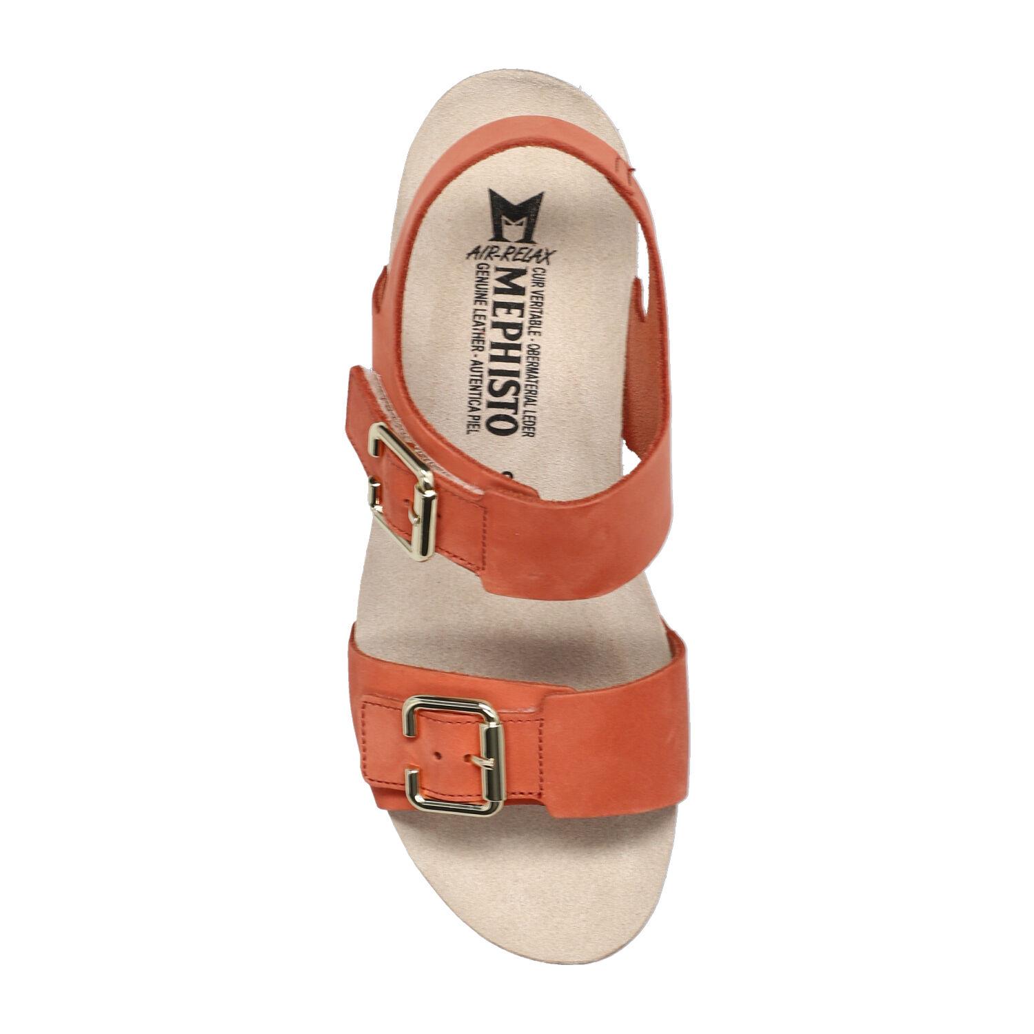 sandales femme modèle Lissandra Brun chili - Mephisto